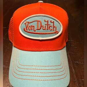 Von Dutch Trucker SnapBack Sunset Haze Logo Hat